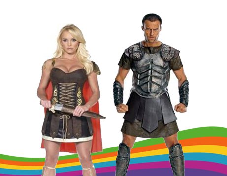 Disfraz de Gladiador y Gladiadora