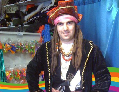 1079 Disfraz de Jack Sparrow Piratas Del Caribe Disfraces