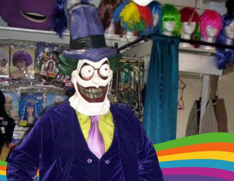 Disfraz de Willy Wonka con Máscara
