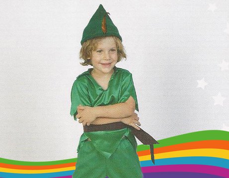 Disfraz de Peter Pan niño