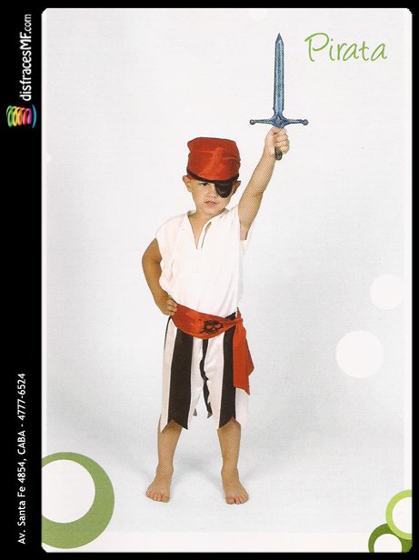 1181 disfraces de piratas Disfraces Infantiles DisfracesMF chico pirata