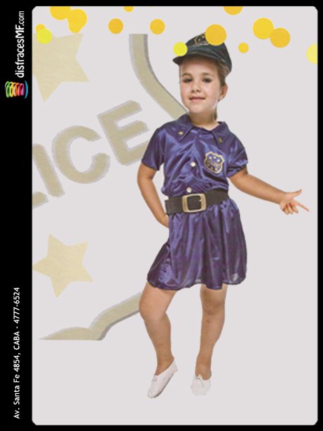 1182 Disfraces de Policias Disfraces Infantiles DisfracesMF chica policia1