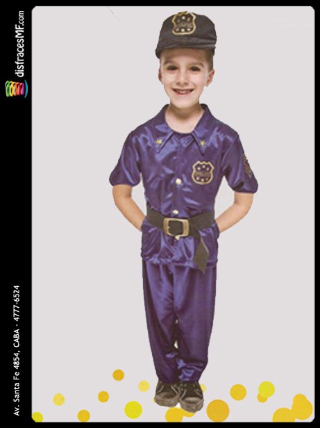 1182 Disfraces de Policias Disfraces Infantiles DisfracesMF chico policia1