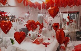 Globos con helio 5 Globos de amor con helio