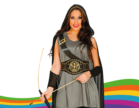 2517 Disfraz de Arquera Medieval Disfraces para Mujer DisfracesMF