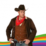 2519 Disfraz de Cowboy Disfraces para Hombres DisfracesMF