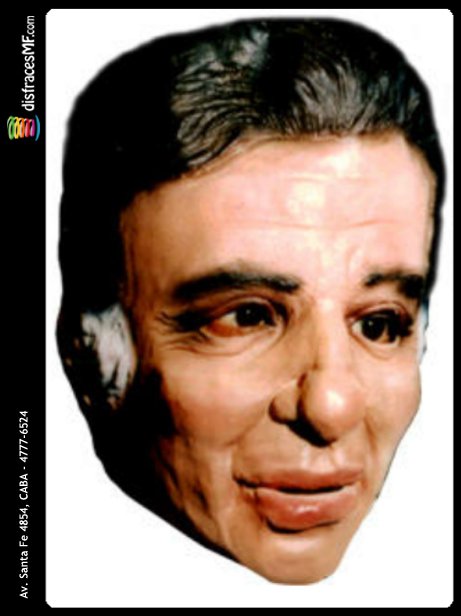 Máscara de Carlos Menem