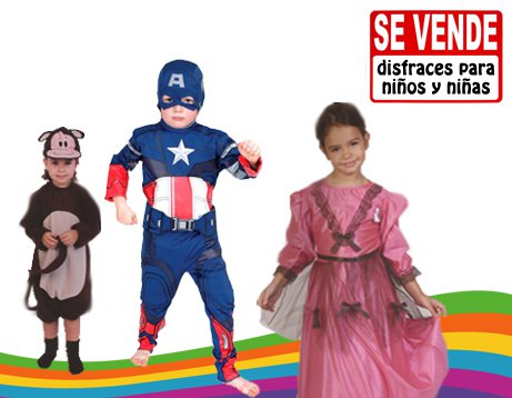 disfraces para niños y niñas en venta