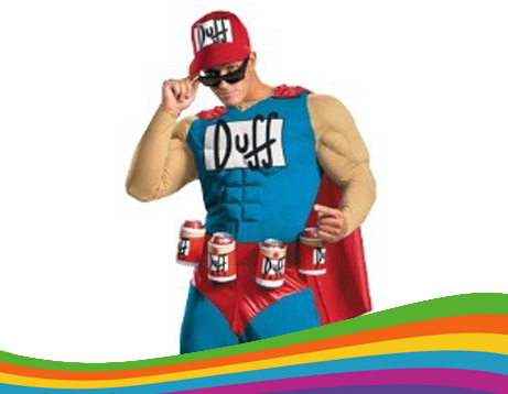 Disfraz de hombre Duff