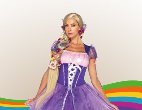 Disfraz de Rapunzel para mujer