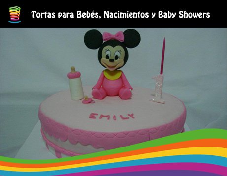 reposteria DisfracesMF tortas para bebes nacimientos baby showers